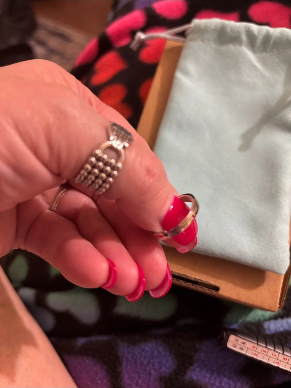 Moissanite Diamond ring. Adjustable